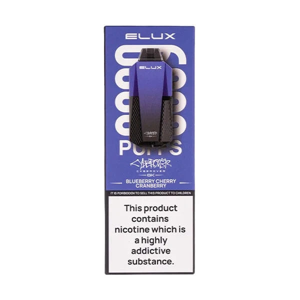 Elux Cyberover 6k Puffs Blueberry Cherry Cranberry
