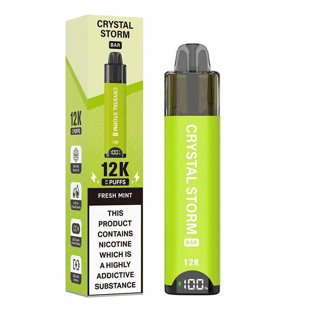 Crystal Storm Bar 12K Puffs Prefilled Pod Kit