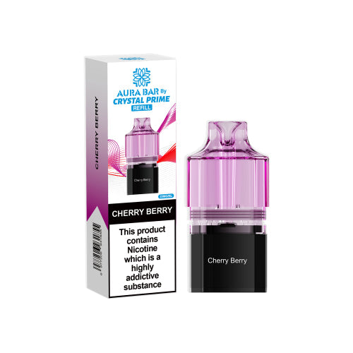 Crystal Prime Aura bar 10k Replacement Pods & Refill