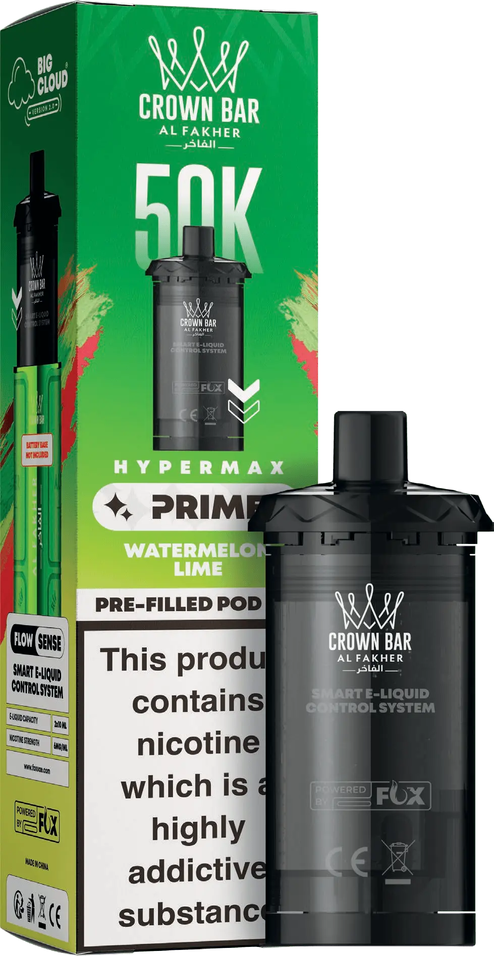 Al Fakher 50k Hypermax Prime Prefilled Pods