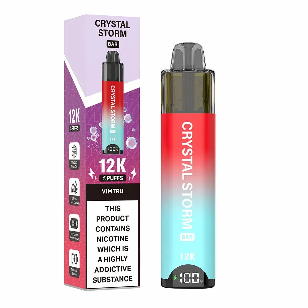 Crystal Storm Bar 12K Puffs Prefilled Pod Kit