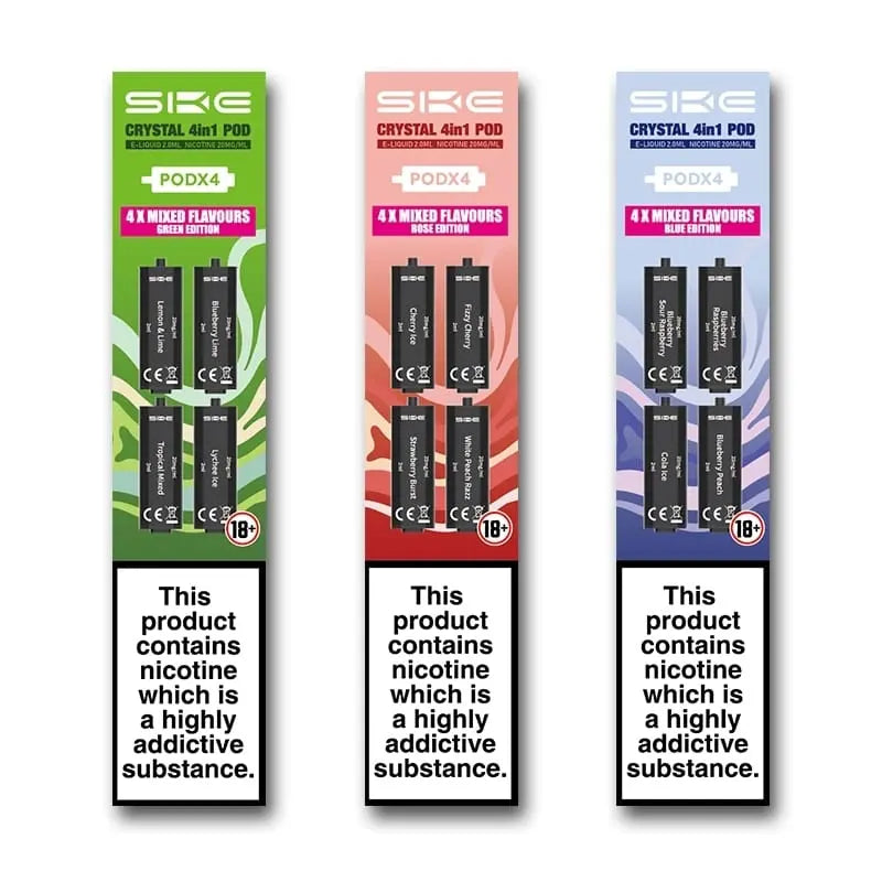 SKE Crystal 4-in-1 PODS (4-Pack) SKE