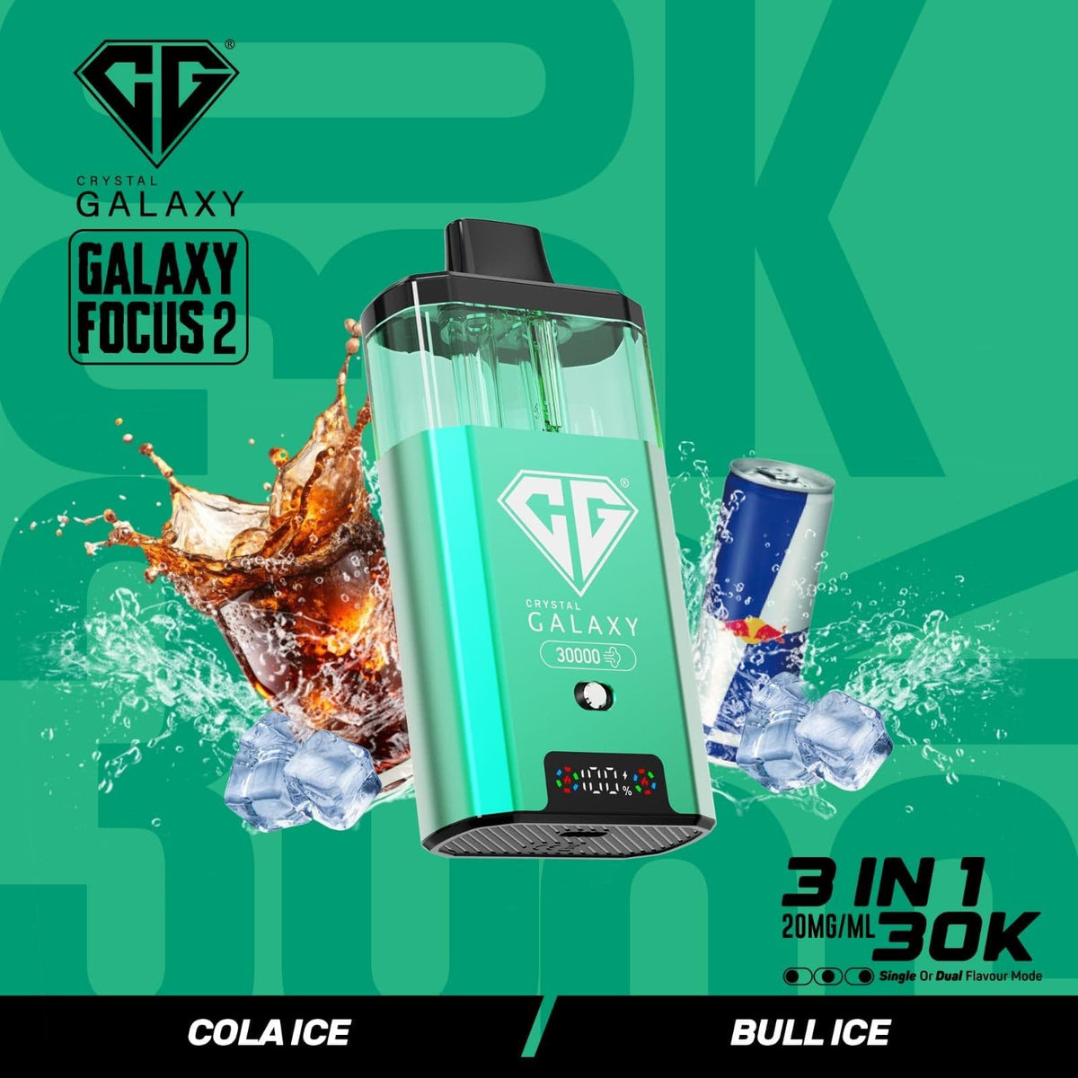 Crystal Galaxy Focus 2 30k Puffs Prefilled Vape Kit