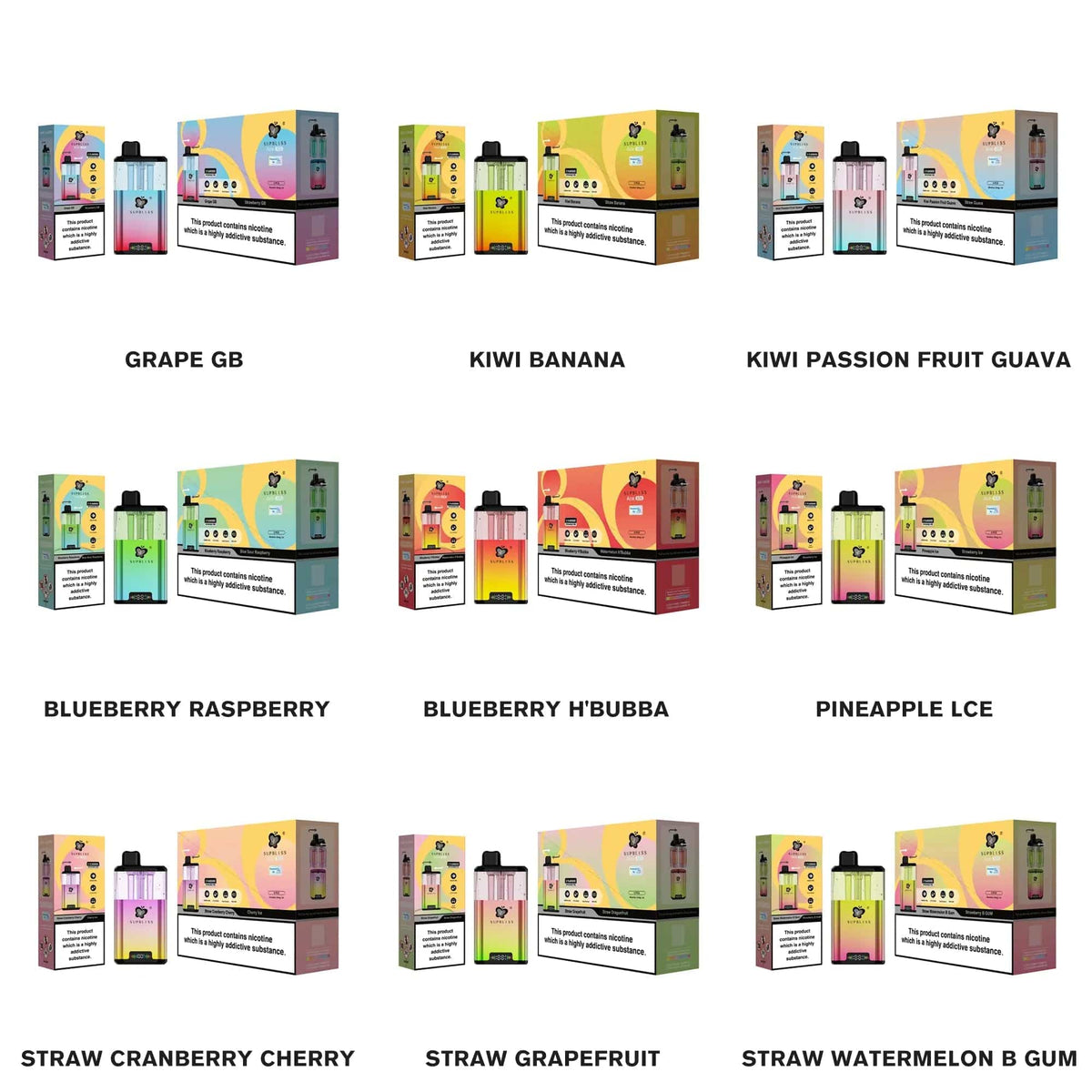 Supbliss Ace 40K Prefilled Pod Vape Kit