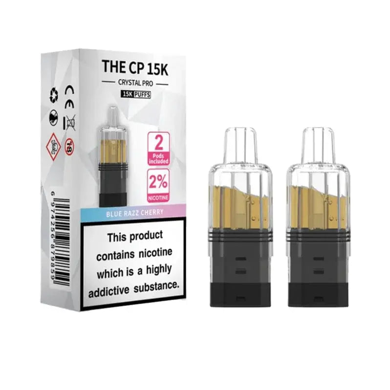 Crystal Pro CP 15K Replacement Refill Pods | 2% Nicotine, Mesh Coil & 25 Flavours Vape At Door