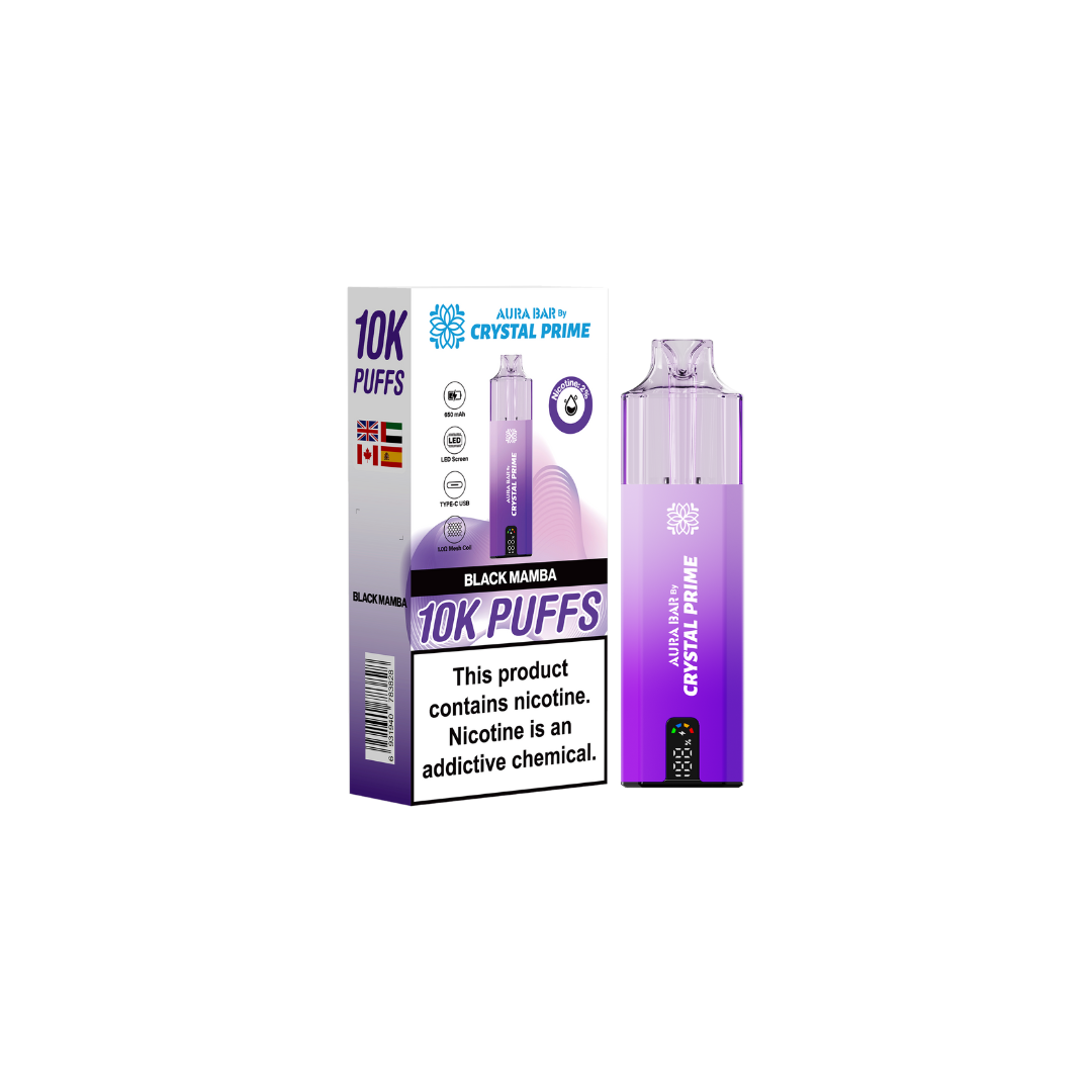 Crystal Prime Aura Bar 10k Puffs Disposable Vape