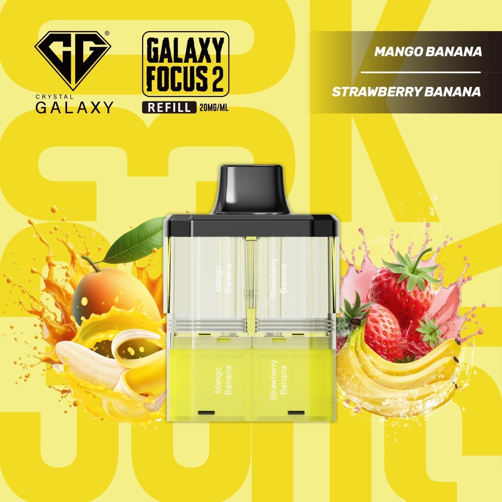 Crystal Galaxy Focus 2 30K Puffs Prefilled Replacement Pods