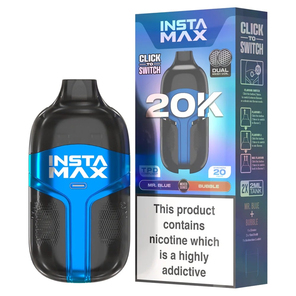 Insta Max 20000 Puffs Disposable Vape 20mg