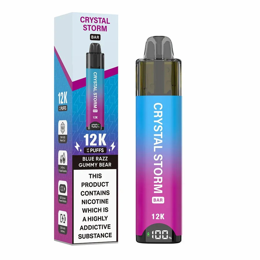 Crystal Storm Bar 12K Puffs Prefilled Pod Kit