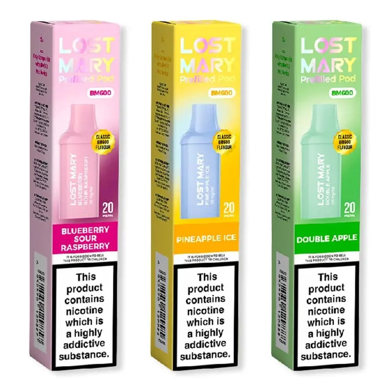 Lost Mary BM600 Prefilled Vape Pods Lost Mary