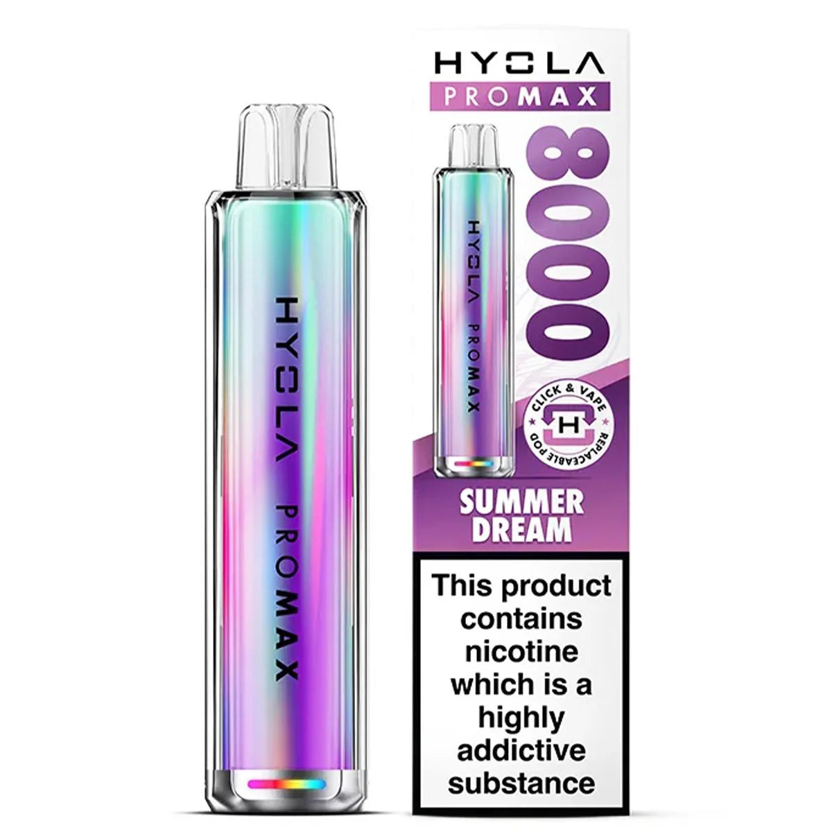 Hyola Pro Max 8000 Puffs Prefilled Pod Kit