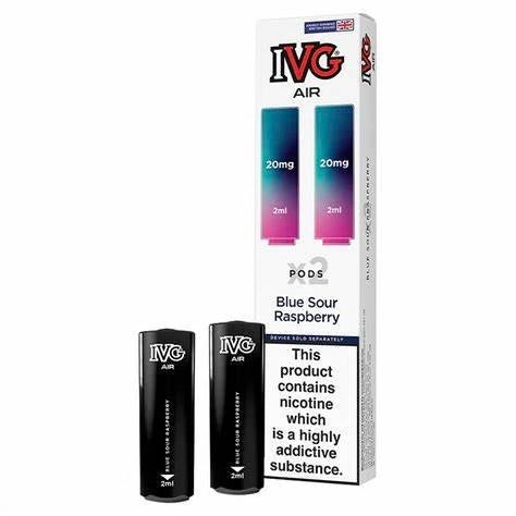 IVG Air Pods Blue Sour Raspberry