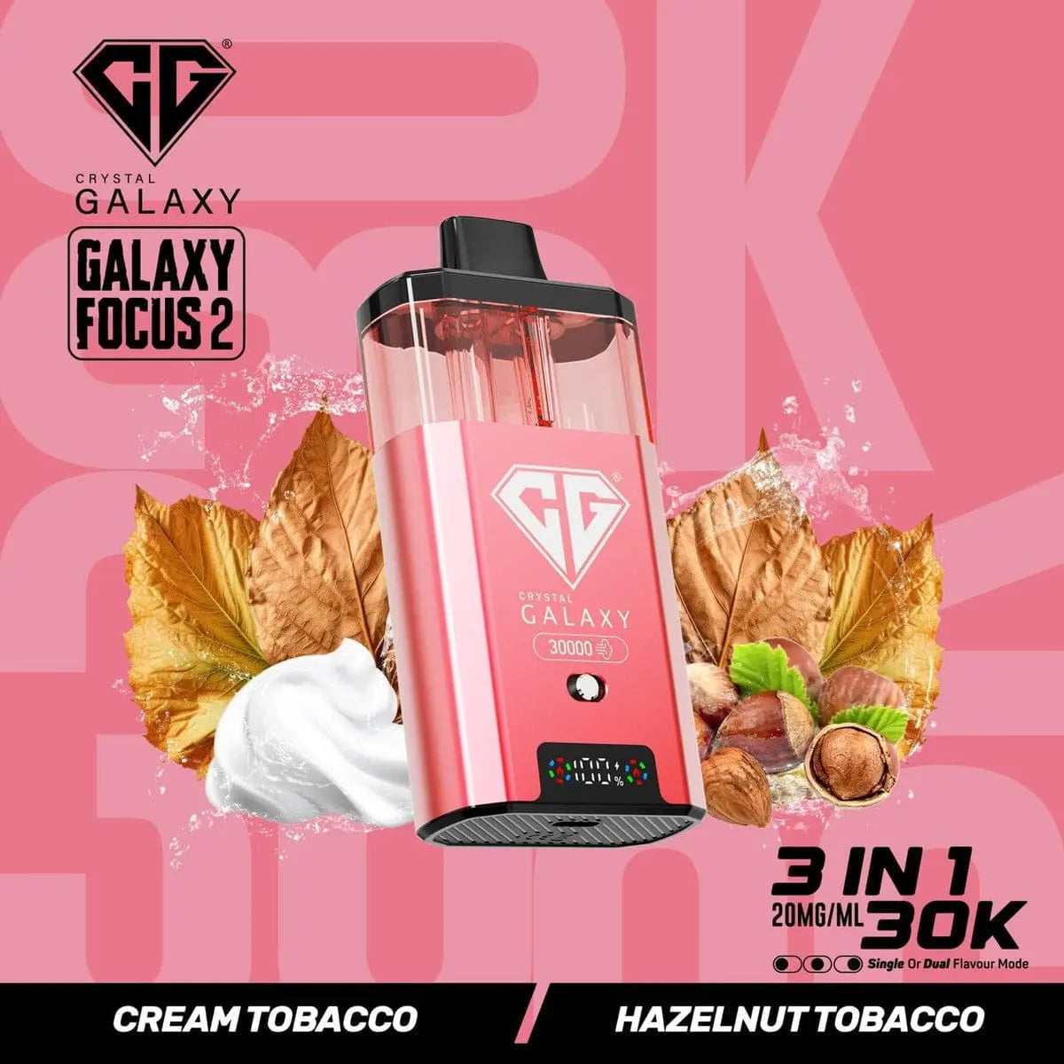 Box of 5 Crystal Galaxy Focus 2 30k 100% Authentic Vape At Door