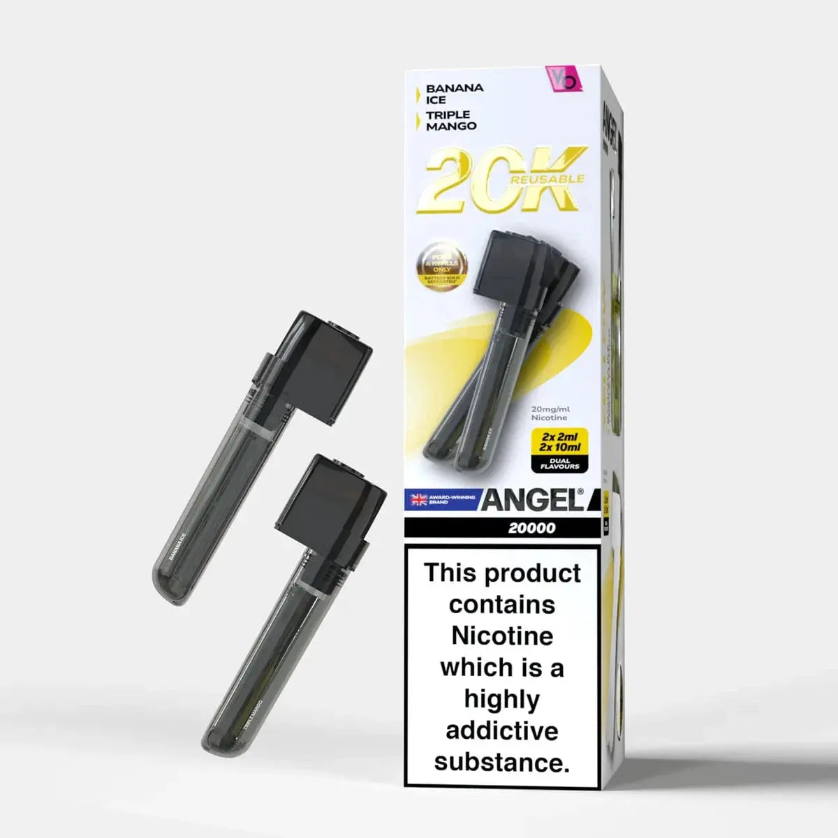 juul price drop Vape Bars Angel 20k Replacement Pods Box of 10 Only in £64.99