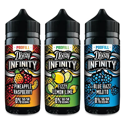 Doozy Infinity Pod Fill 50/50 100ml Shortfill E-liquid Doozy Vape Co