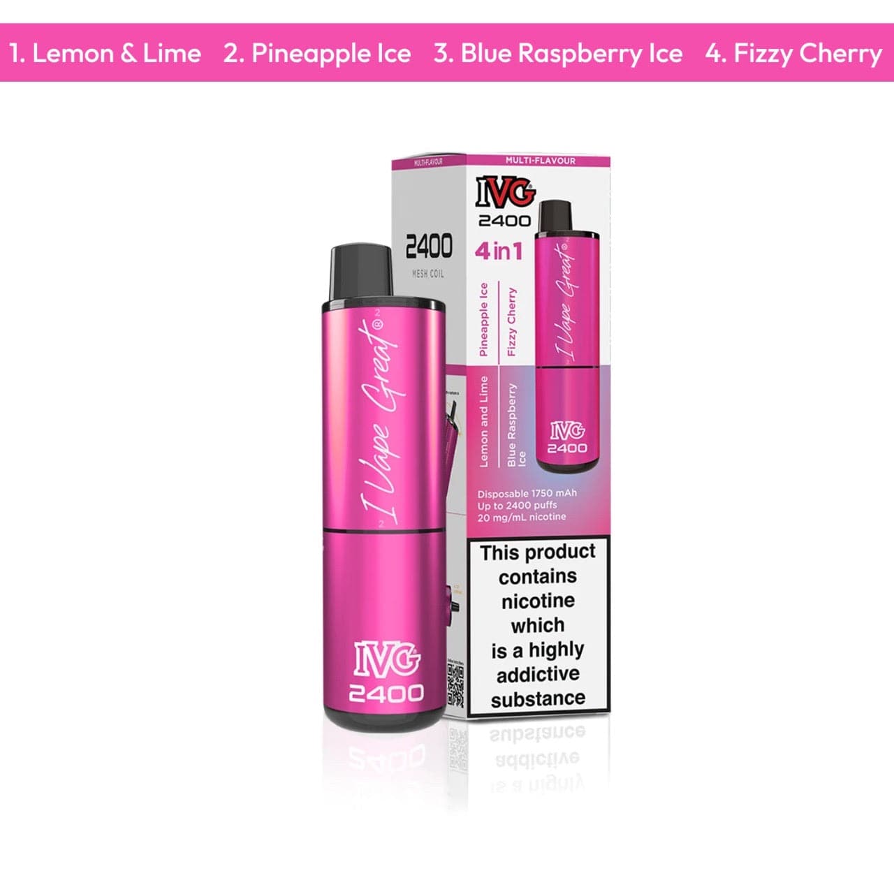 Ivg 4 in 1 2400 Puffs Special Edition