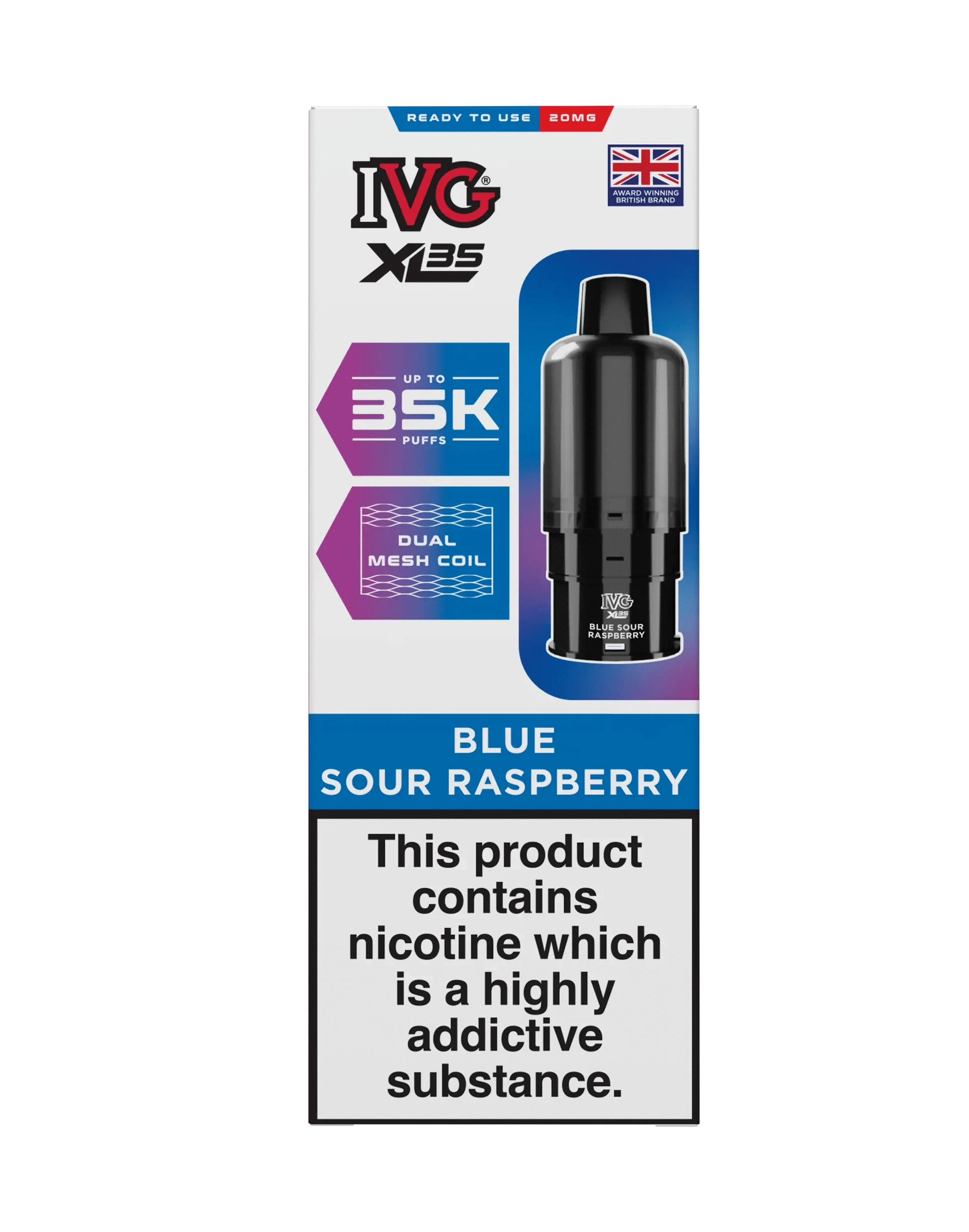 IVG XL 35K Prefilled Replacement Pods