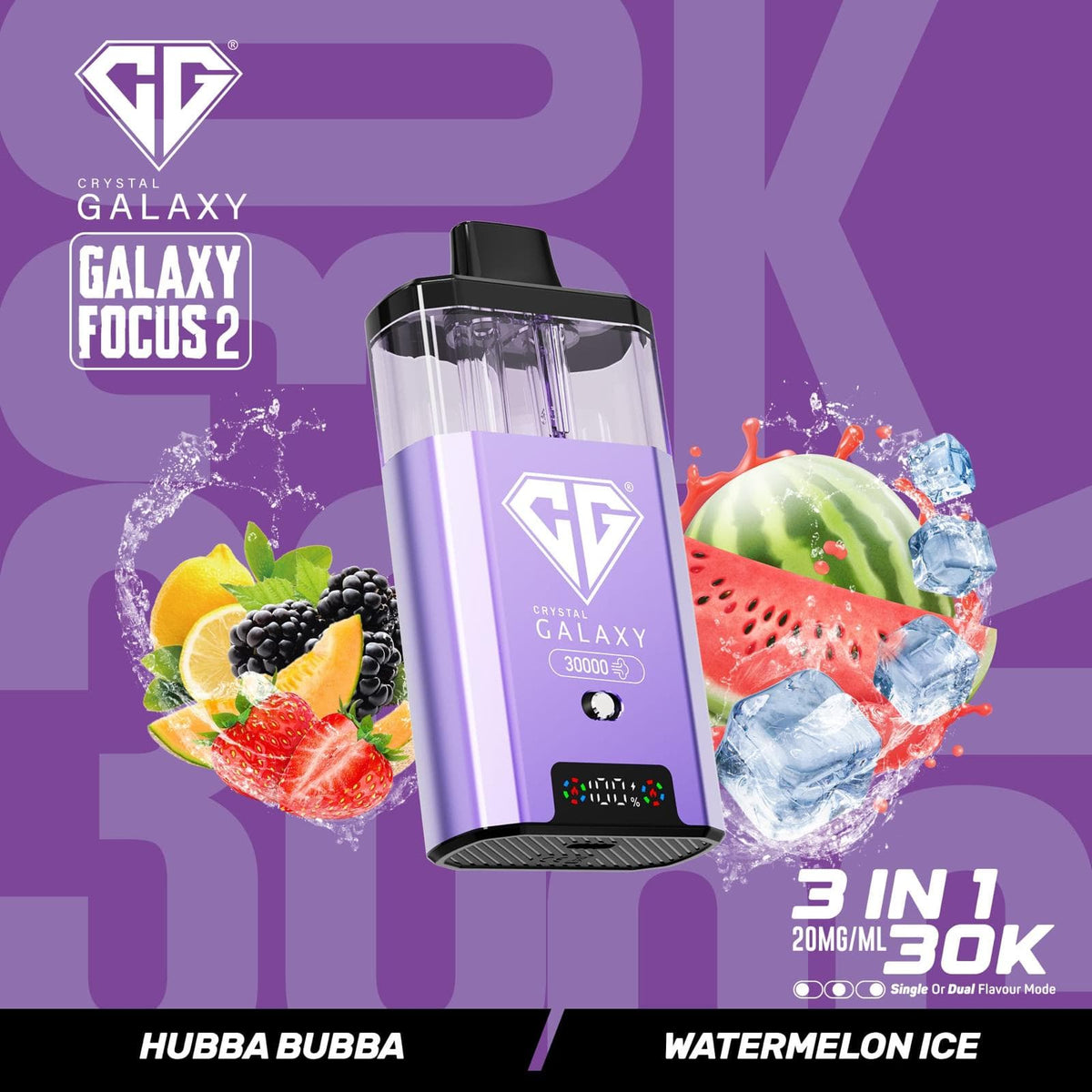 Crystal Galaxy Focus 2 30k Puffs Prefilled Vape Kit