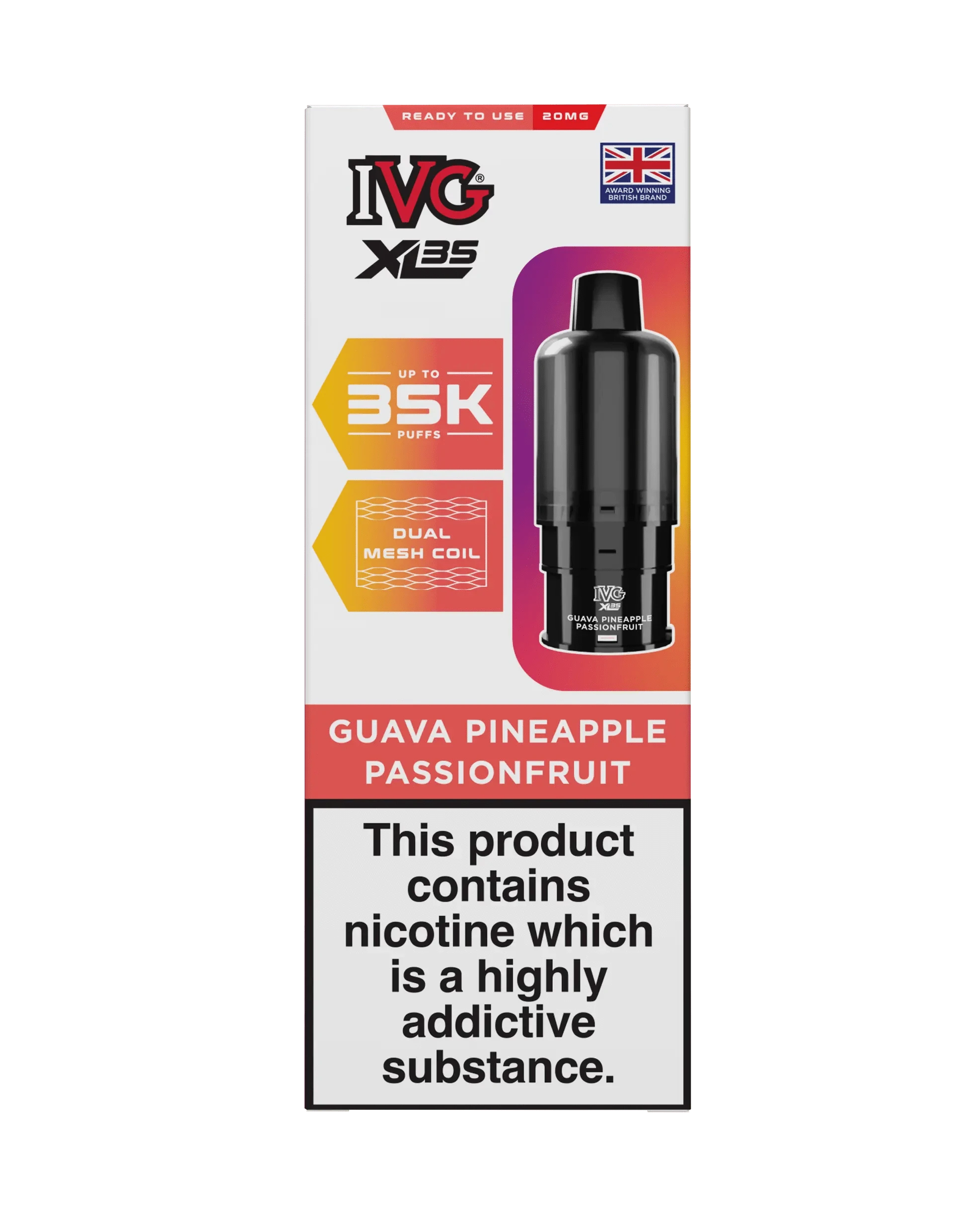 IVG XL 35K Prefilled Replacement Pods
