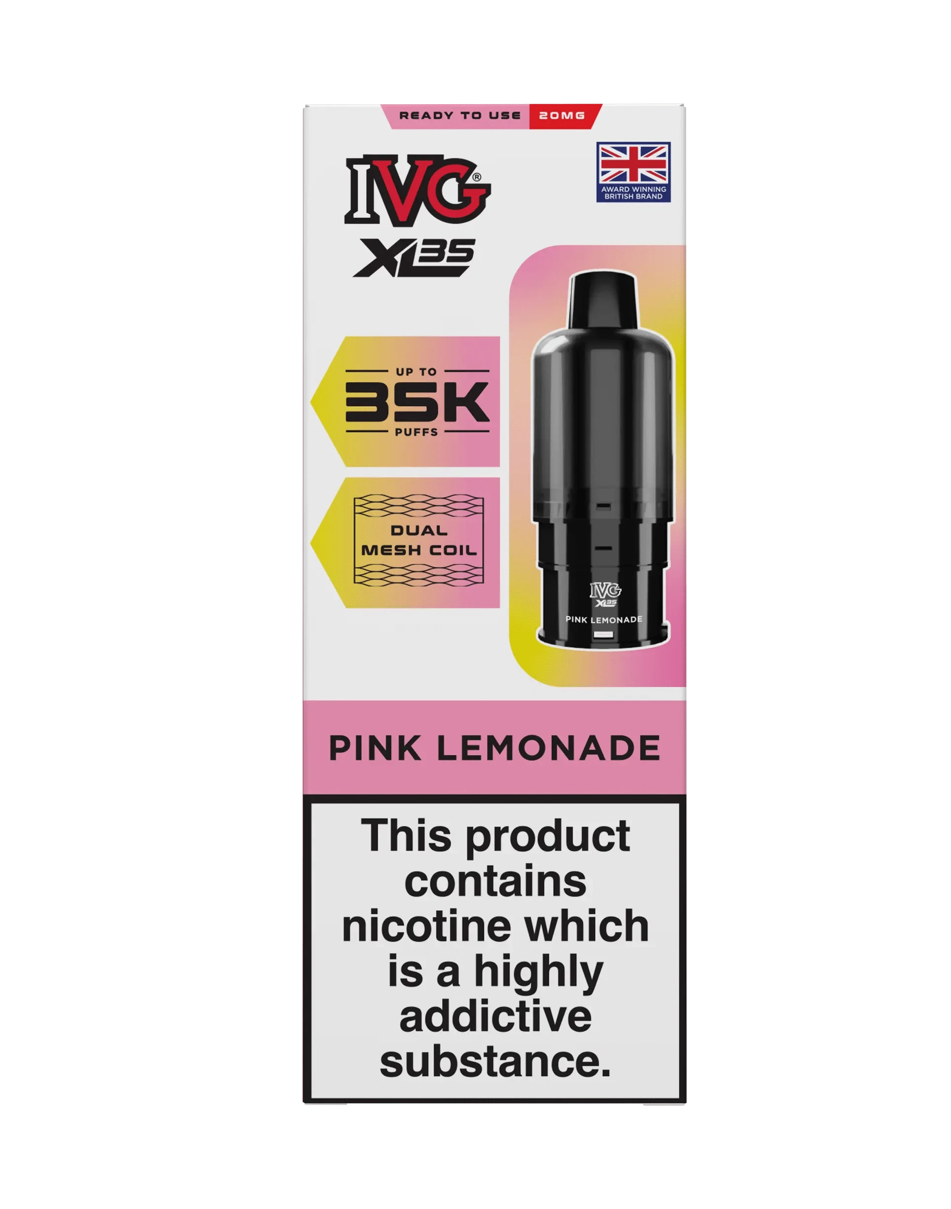 IVG XL 35K Prefilled Replacement Pods