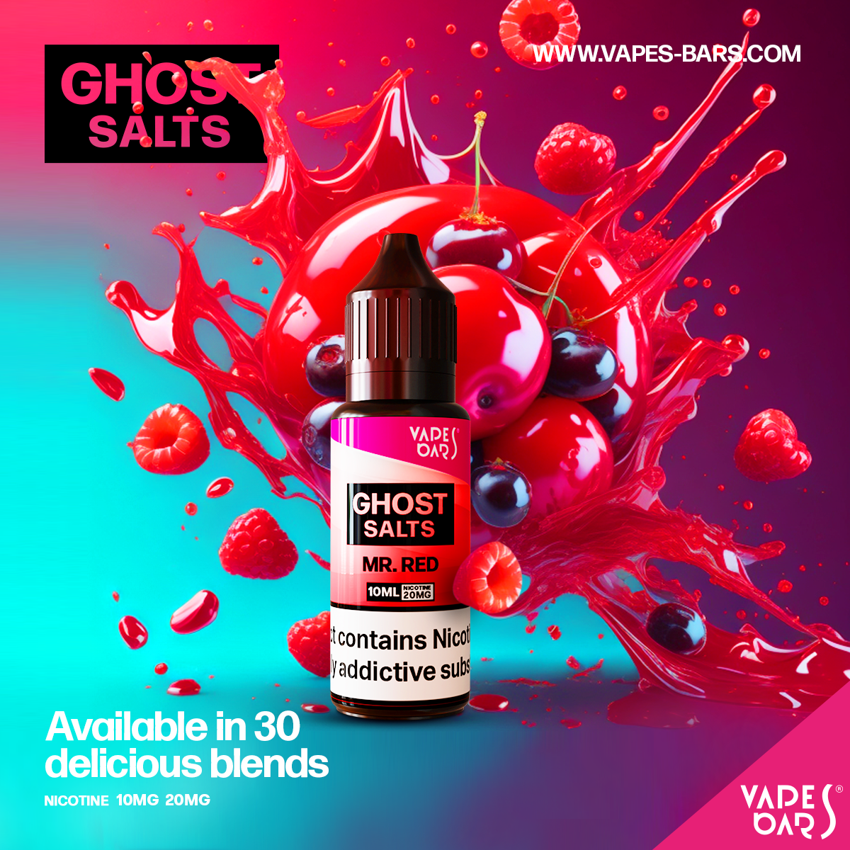 VB Ghost Salts E-Liquid 10 and 20 mg in 10ml