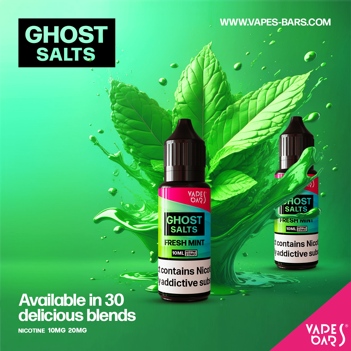 VB Ghost Salts E-Liquid 10 and 20 mg in 10ml