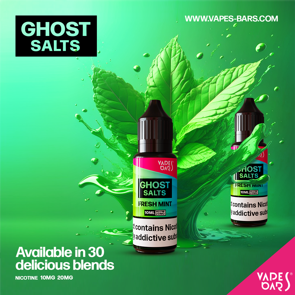 VB Ghost Salts E-Liquid 10 and 20 mg in 10ml