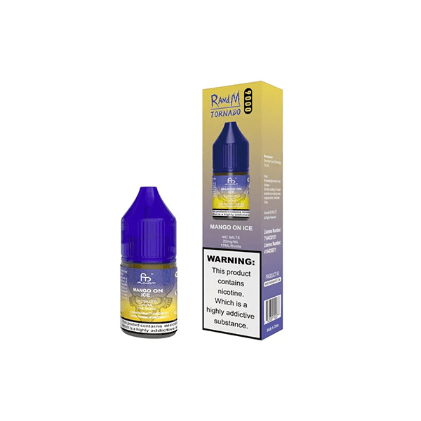 RandM Tornado 9000 Nic Salts E-
Liquid 20mg