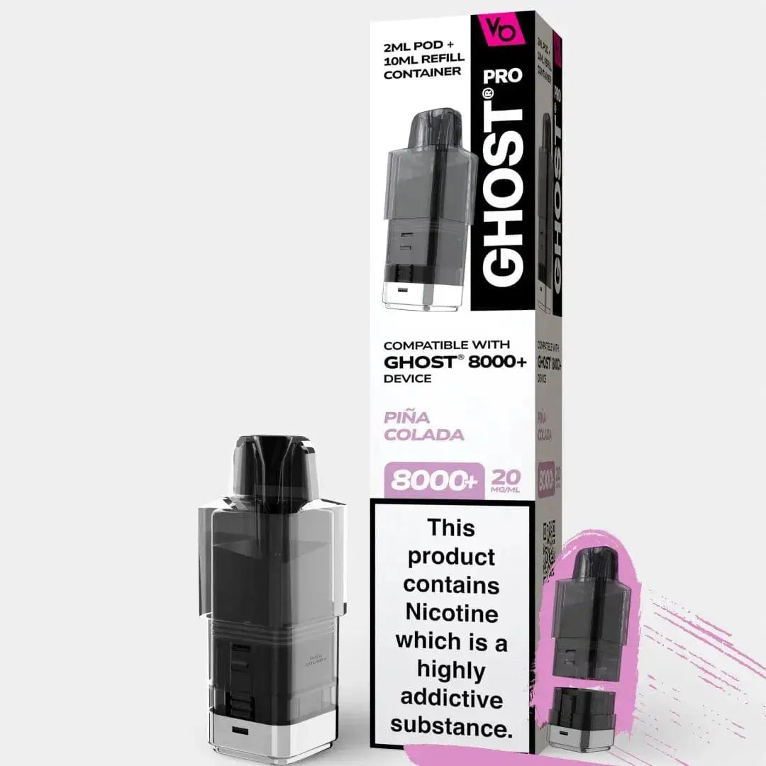 Ghost Pro 8000+ Prefilled Replacement Pods for 5.99 Only Ghost Pro 8000+ Prefilled Replacement Pods for 5.99 Only