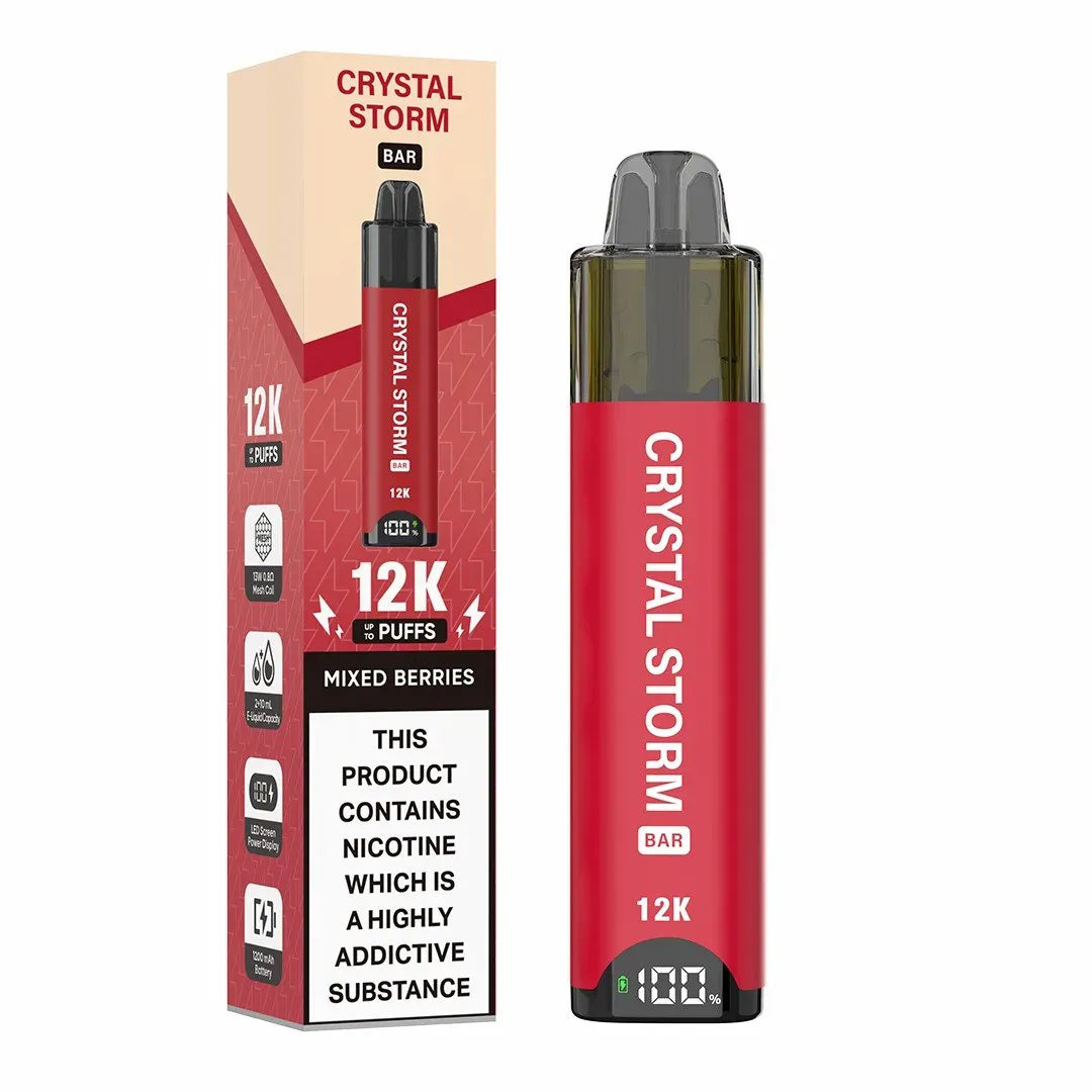 Crystal Storm Bar 12K Puffs Prefilled Pod Kit