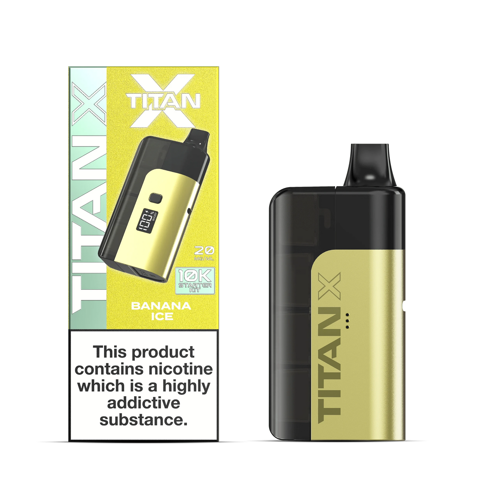 Titan X 10K Prefilled Pod Kit