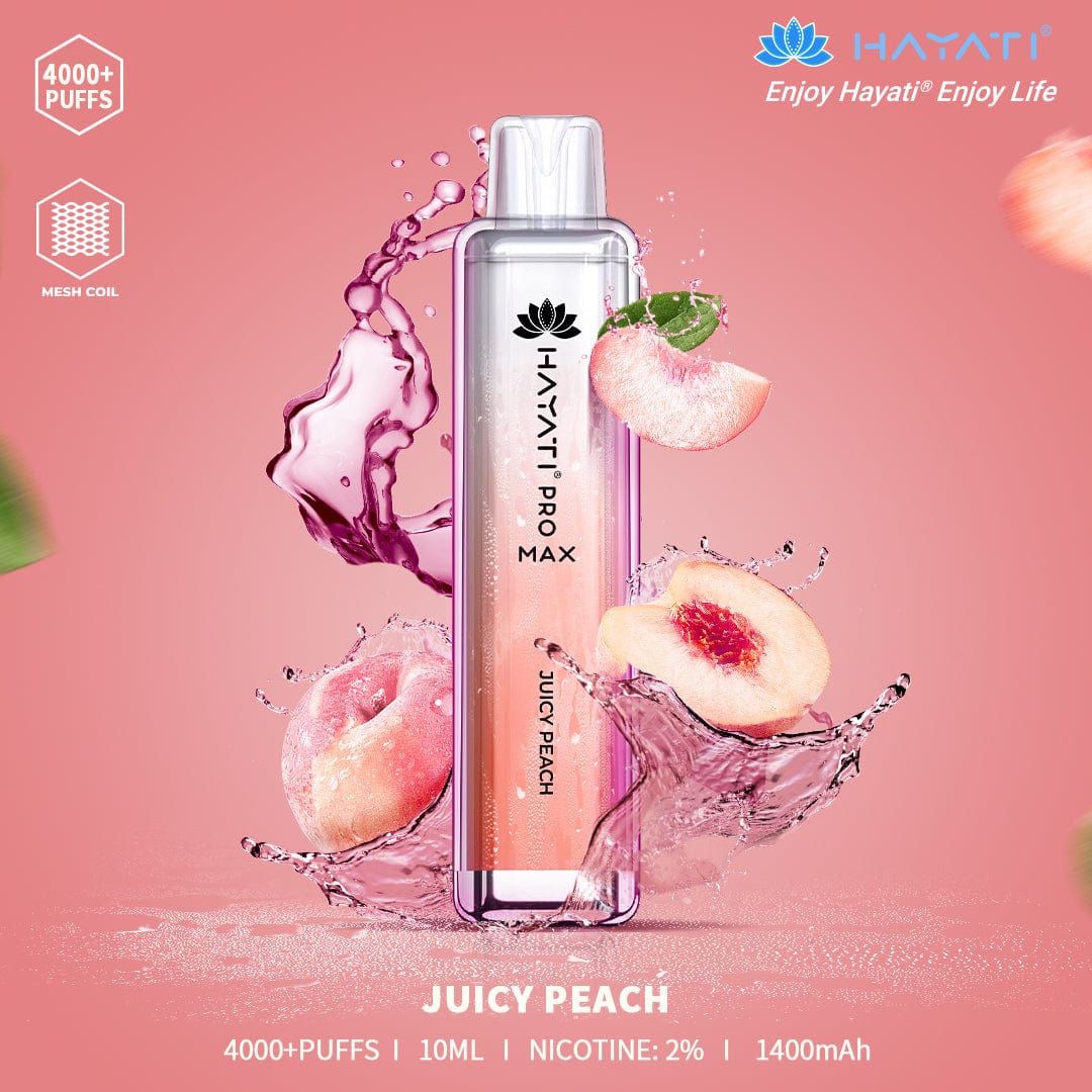 Hayati Pro Max 4000 Puffs In Juicy Peach