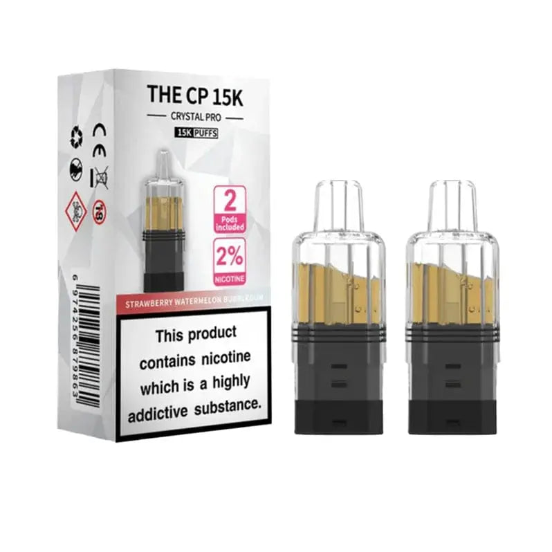 Crystal Pro CP 15K Replacement Refill Pods | 2% Nicotine, Mesh Coil & 25 Flavours Vape At Door