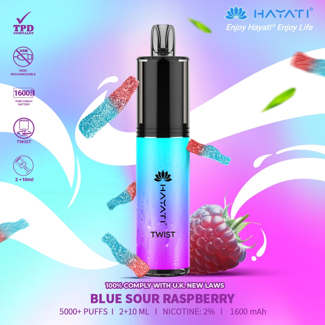 Hayati Twist 5000 Blue Sour Raspberry