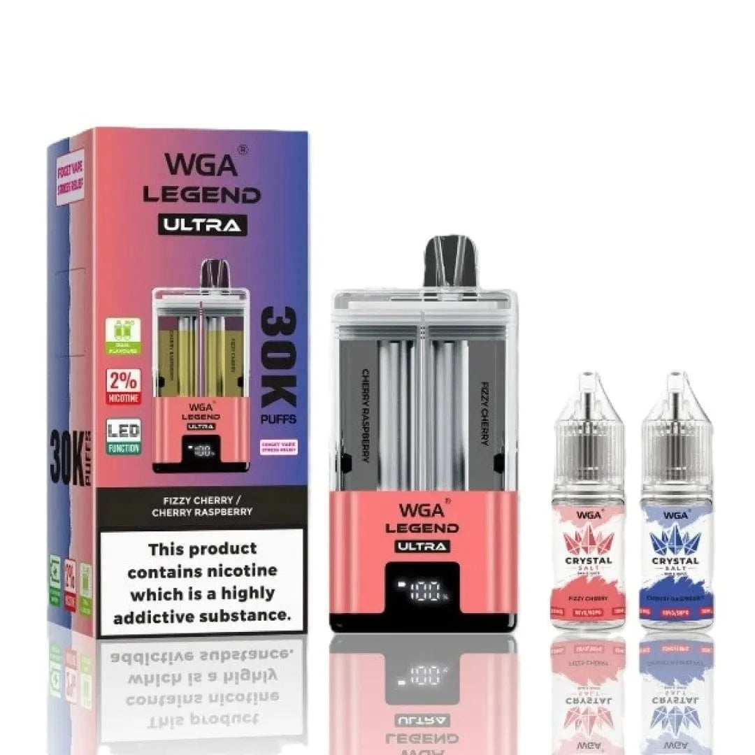 WGA Legend Ultra 30k Fizzy Cherry / Cherry Raspberry