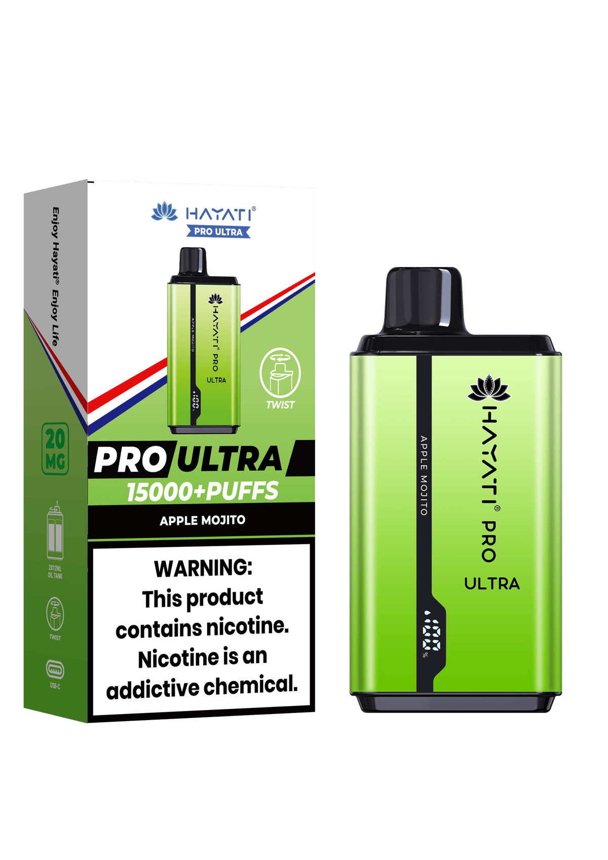 Hayati Pro Ultra 15000 Pod Kit (Price, Puff Count, Specs & Stock in the UK)