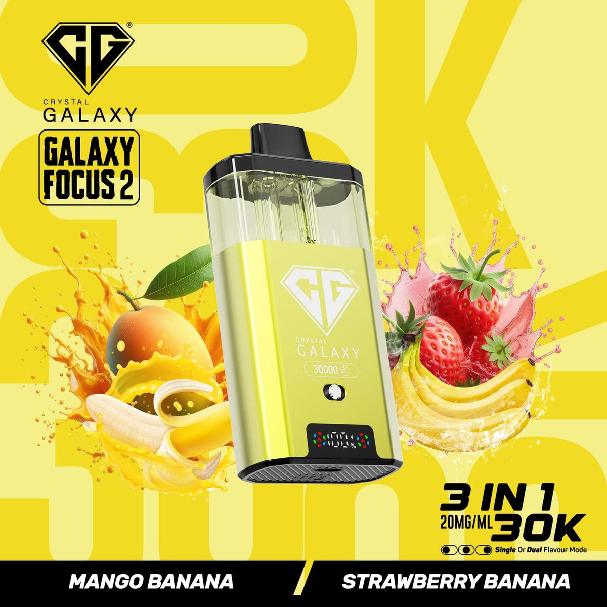 Crystal Galaxy Focus 2 30k Puffs Prefilled Vape Kit