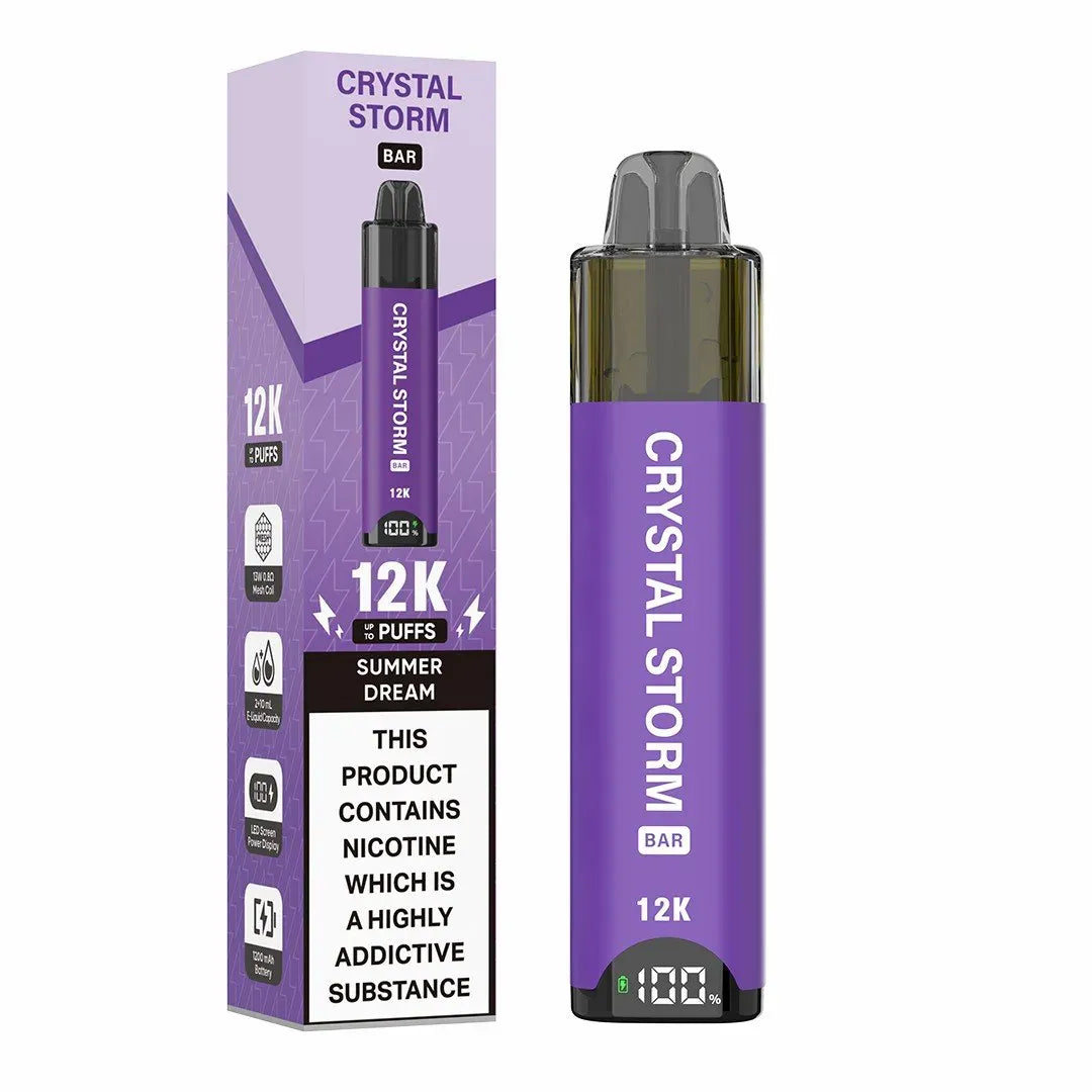 Crystal Storm Bar 12K Puffs Prefilled Pod Kit