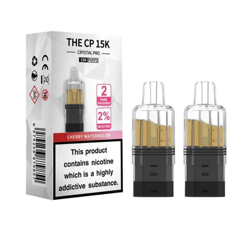 Crystal Pro CP 15K Replacement Refill Pods | 2% Nicotine, Mesh Coil & 25 Flavours Vape At Door