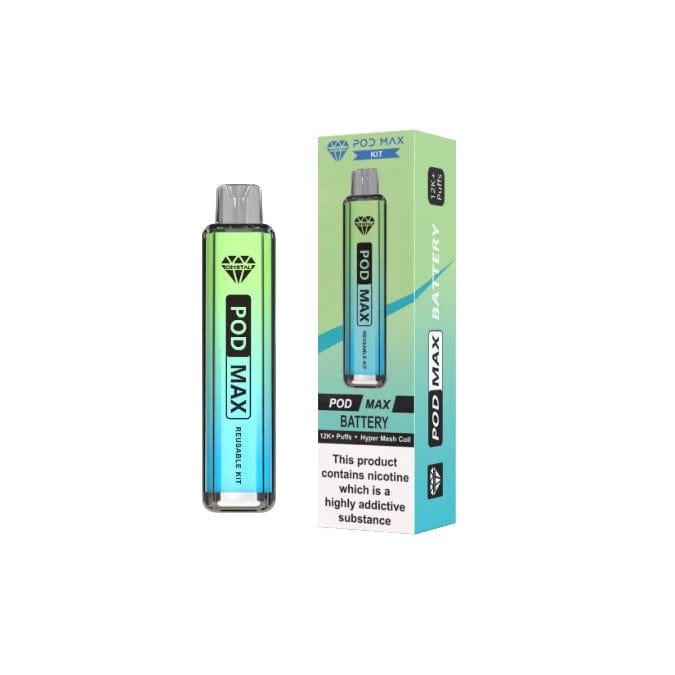 Crystal Pod Max 12k Reusable Pod Vape Kit