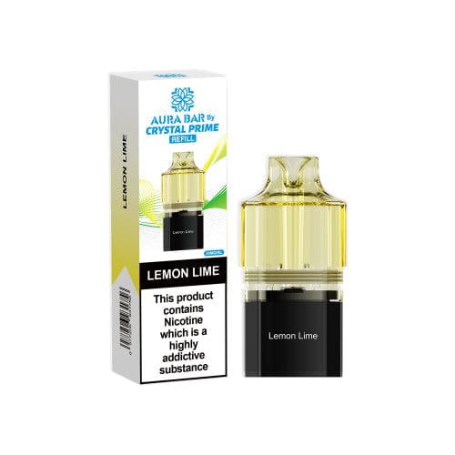 Crystal Prime Aura bar 10k Replacement Prefilled Pods