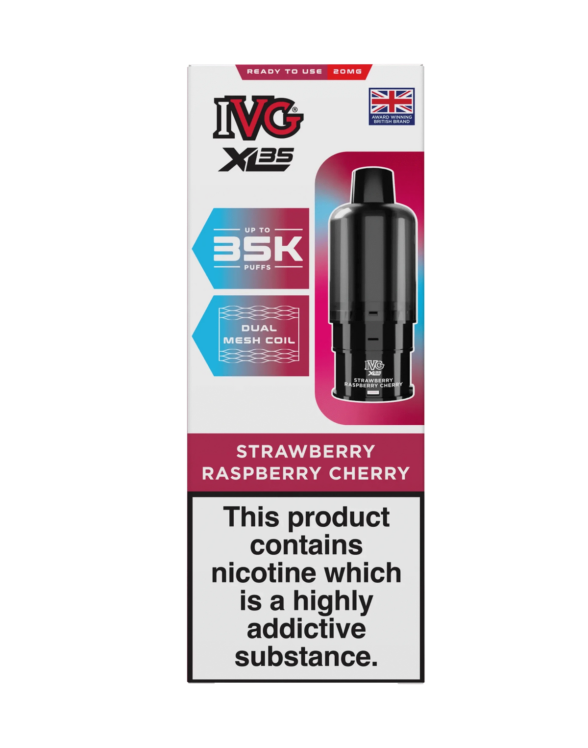 IVG XL 35K Prefilled Replacement Pods