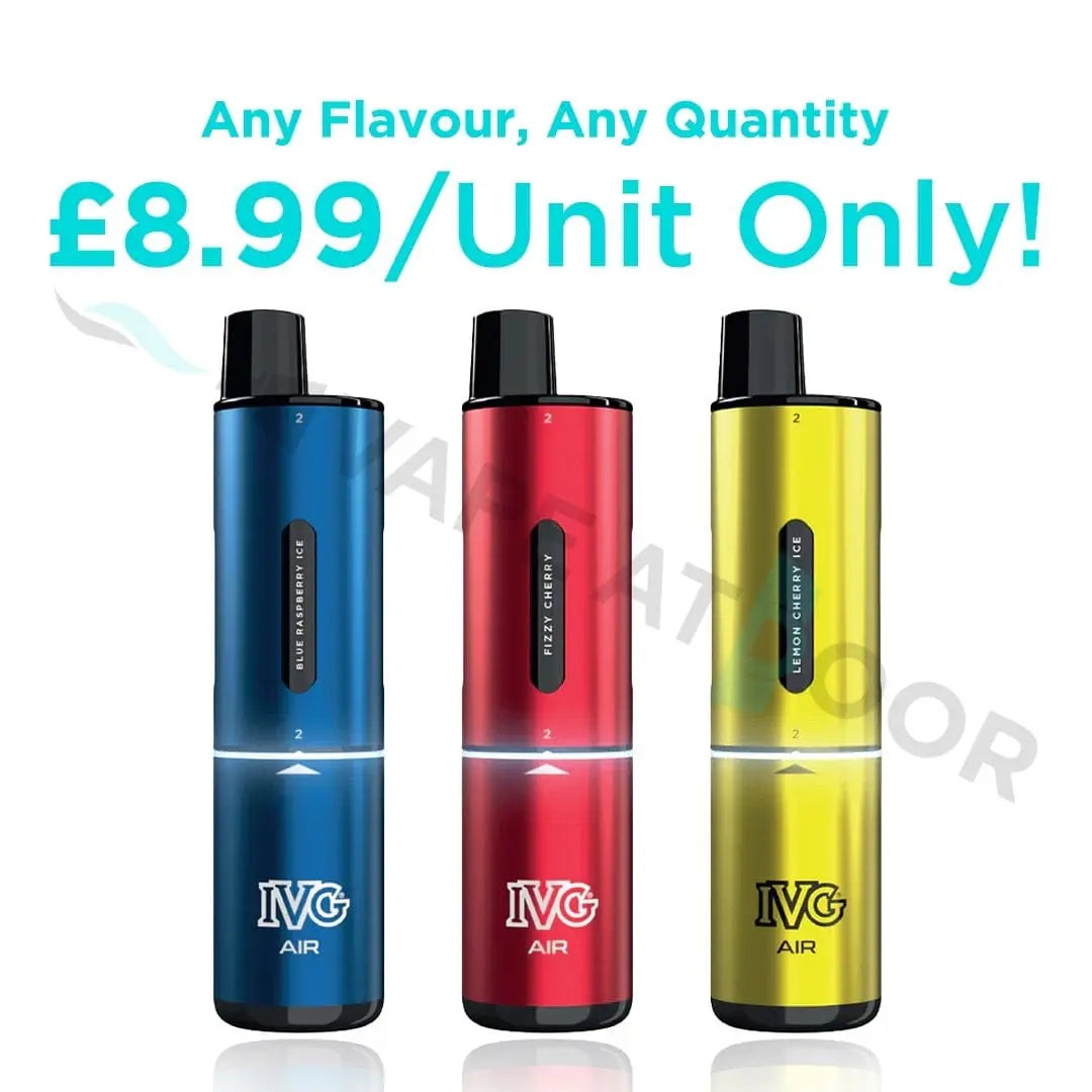 ivg air 4-in-1 pre-filled pod vape kit IVG Air 4 in 1 Sky Blue Edition – Vape Direct Store