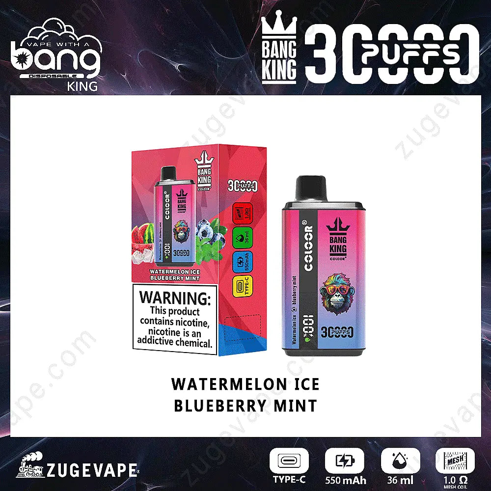 Bang King 30K Vape Device (30,000 Puffs) Vape At Door