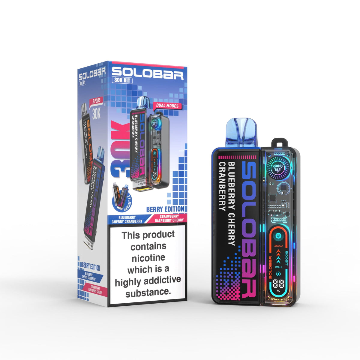 Solobar Boost 30K Prefilled Pod Vape Kit