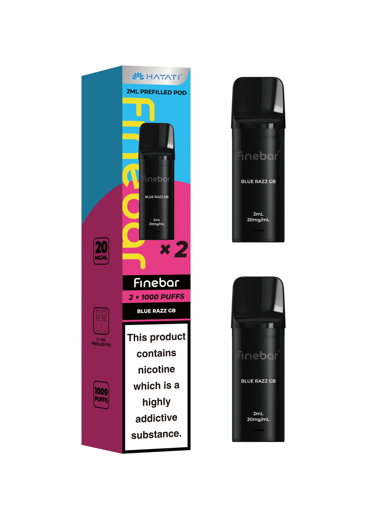 Hayati Finebar Prefilled Pods | Refill Pods for Finebar Hayati