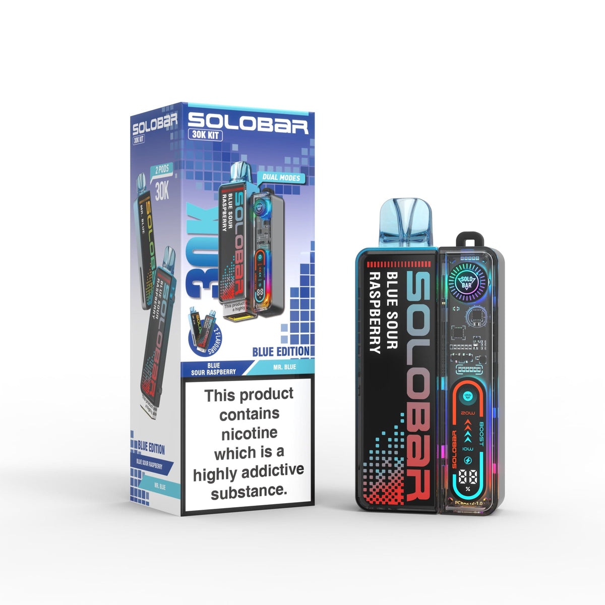 Solobar Boost 30K Prefilled Pod Vape Kit