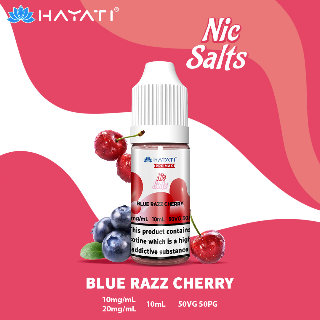 Hayati Pro Max Nic Salts Blue Razz Cherry