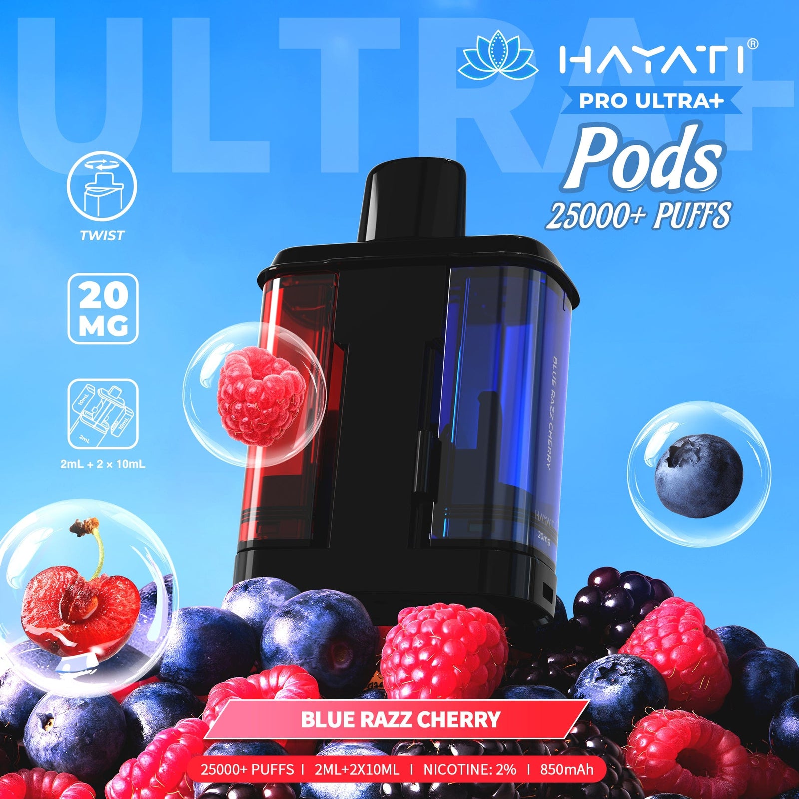 Hayati Pro Ultra Plus 25000 Replacement Prefilled Pods