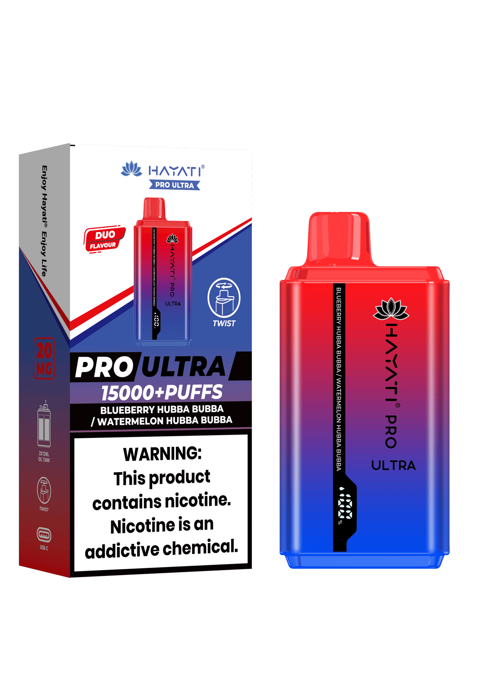 Hayati Pro Ultra 15000 Pod Kit (Price, Puff Count, Specs & Stock in the UK)